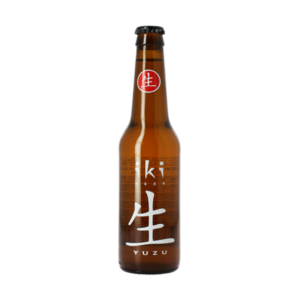 Bière japonaise Iki au yuzu (à base de thé vert)