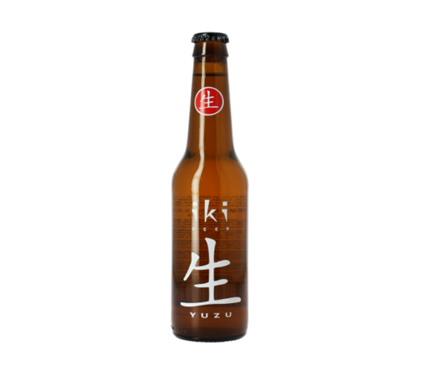 Bière japonaise Iki au yuzu (à base de thé vert)