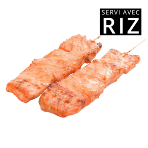 Brochettes de saumon