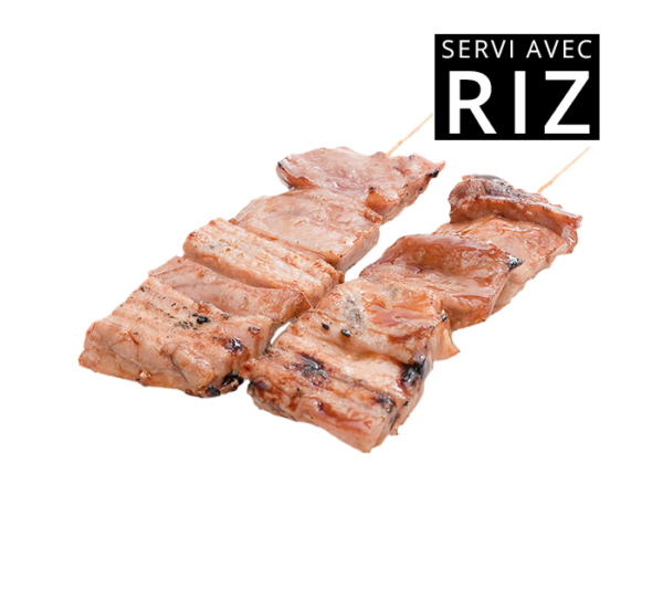 Brochettes de thon