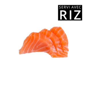 Sashimi saumon