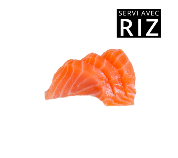 Sashimi saumon