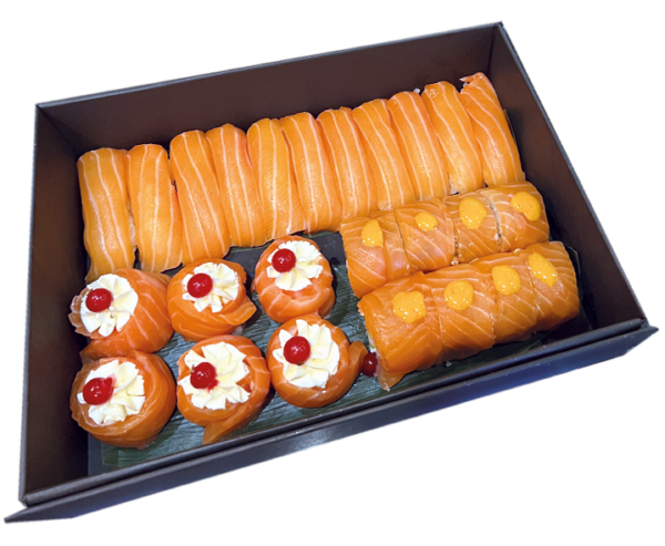 Le Total Saumon 24 pièces